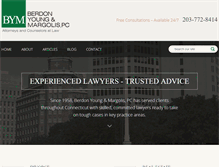 Tablet Screenshot of bymlaw.com